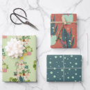 Search for plants wrapping paper Christmas plant