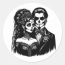 Search for skeleton bride and groom stickers Illustration