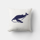 Search for humpback whale cushions Nautical
