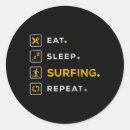 Search for eat sleep surf stickers Summer