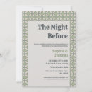 Search for colourful rehearsal dinner invitations Retro