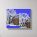 Search for blizzard canvas prints Tree