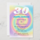 Search for iridescent birthday invitations Chic
