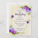 Search for pansy invitations Gold
