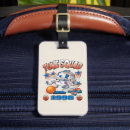 Search for basketball luggage tags Space jam
