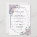 Search for peach and lavender wedding invitations Watercolor