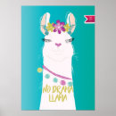 Search for funny llama posters Illustration
