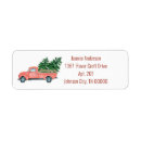 Search for pickup truck return address labels Vintage