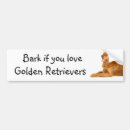 Search for golden retriever bumper stickers Animal