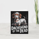 Search for whimsical dachshund cards Skeleton dance