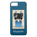 Search for cute japanese iphone cases Kokeshi doll