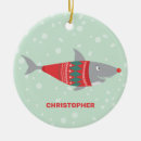 Search for shark christmas tree decorations Under the sea