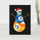 Search for billiard christmas cards Cartoon