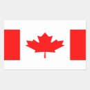 Search for canadian flag stickers Red