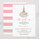 Search for paris bridal shower invitations She said oui
