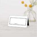 Search for black and white place cards Clean