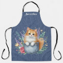 Search for orange cat aprons Funny