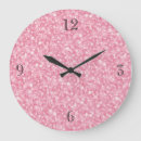 Search for silver and pink clocks Elegant