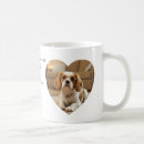 Search for heart shape mugs Dog lover