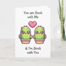 Search for cactus valentines day cards Cute
