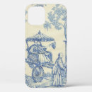 Search for vintage toile iphone cases Blue