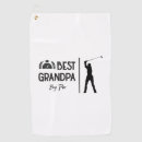 Search for best dad by par golf towels Best grandpa ever