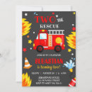 Search for firefighter invitations Fire truck party