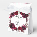 Search for red rose wedding favour boxes Burgundy