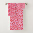 Search for red heart bath towels Trendy