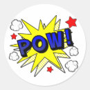 Search for comic pow stickers Onomatopoeia