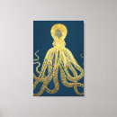 Search for midnight blue canvas prints Gold