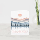 Search for mountain wedding thank you cards Outdoors