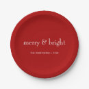 Search for merry and bright plates Modern christmas