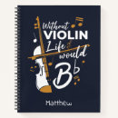 Search for music notebooks Violin