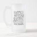 Search for decorative glass mugs Happy