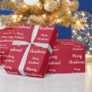 Search for red merry christmas wrapping paper Festive