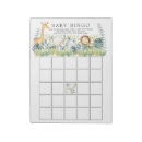Search for baby shower notepads Elephant