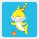 Search for shark cartoon stickers Fish