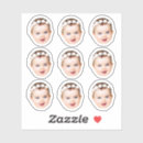 Search for bachelorette party favor stickers Face