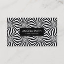 Search for optical illusion business cards Modern