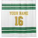 Search for green stripes shower curtains Sports