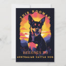 Search for australian cattle dogs cards Retro
