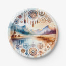 Search for native american plates Watercolor