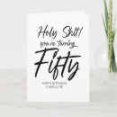 Search for turn fifty cards For her