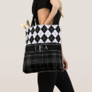 Search for white argyle bags Pattern