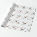 Search for wiener dog christmas wrapping paper Funny