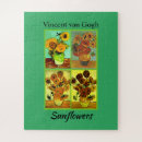 Search for vincent van gogh sunflowers puzzles Post impressionism