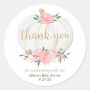 Search for pink and gold pumpkin stickers Girl baby shower