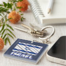 Search for israel key rings Blue
