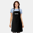 Search for black white aprons Chef